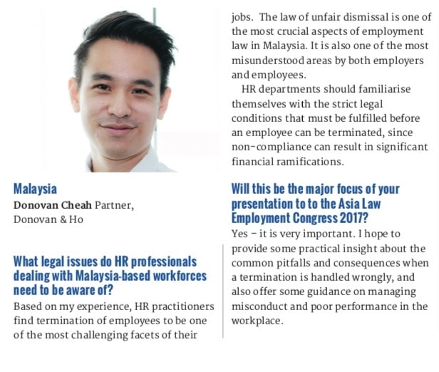 Donovan's interview with HRM Asia Magazine.
