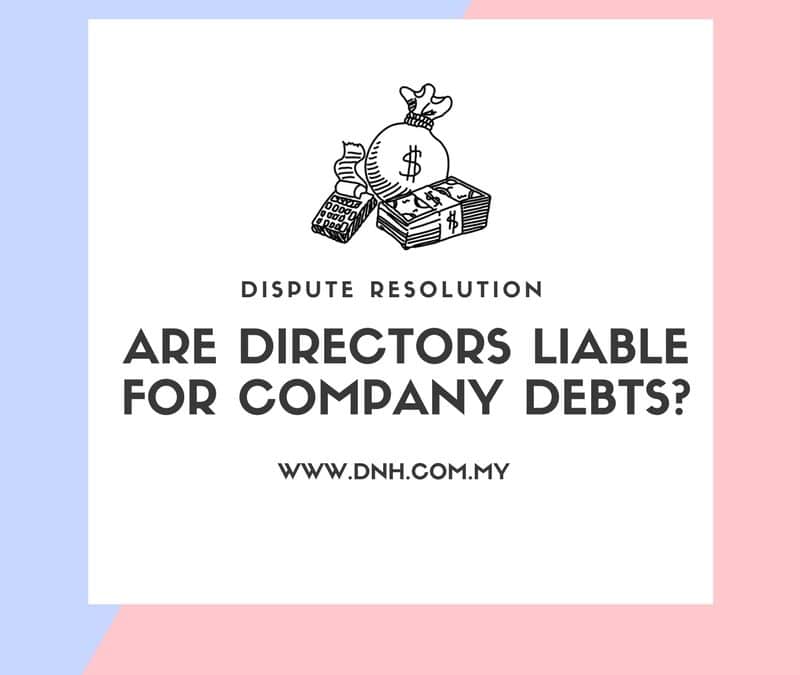 Are Directors Personally Liable for Company Debts?