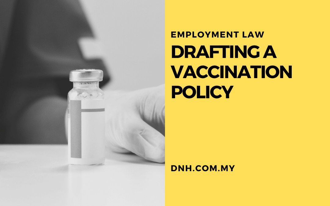 Drafting a Vaccination Policy