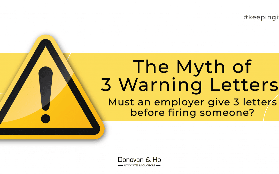 The Myth of 3 Warning Letters