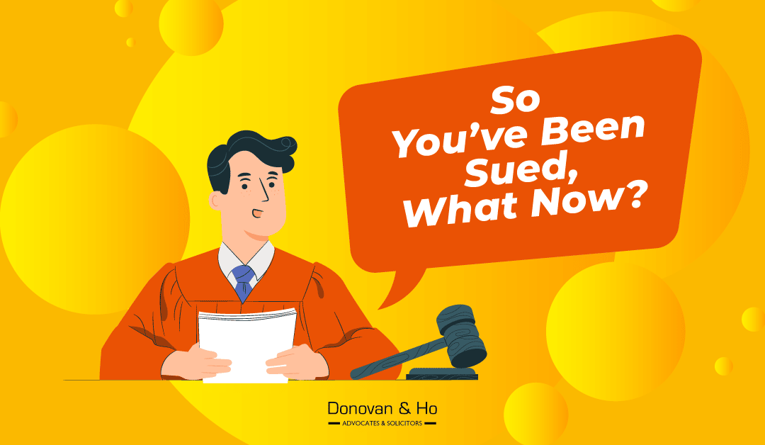 So You’ve Been Sued, What Now?
