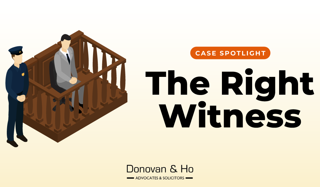 Case Spotlight: The Right Witness