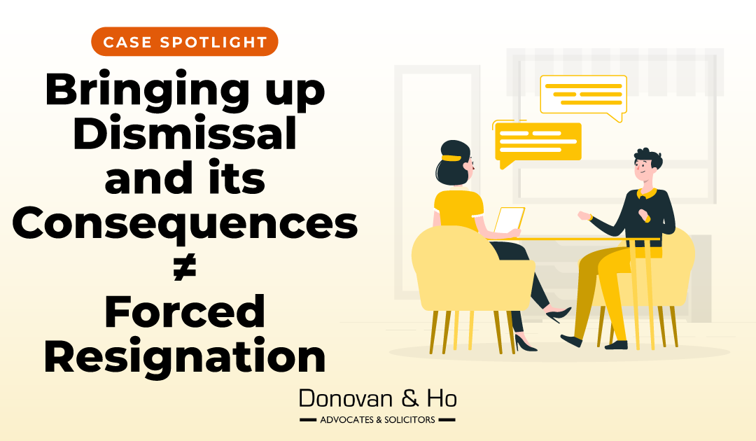 Case Spotlight: Is Mentioning Dismissal a Form of Pressure to Resign?
