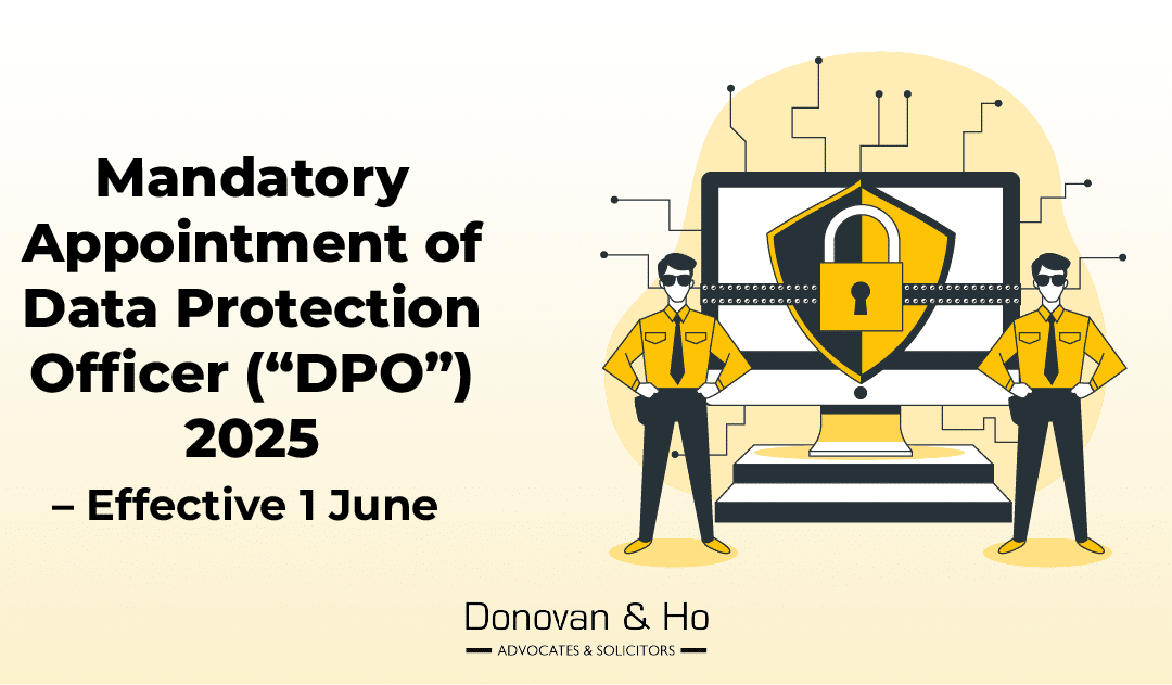 Mandatory Appointment of Data Protection Officer (“DPO”) – Effective 1 June 2025