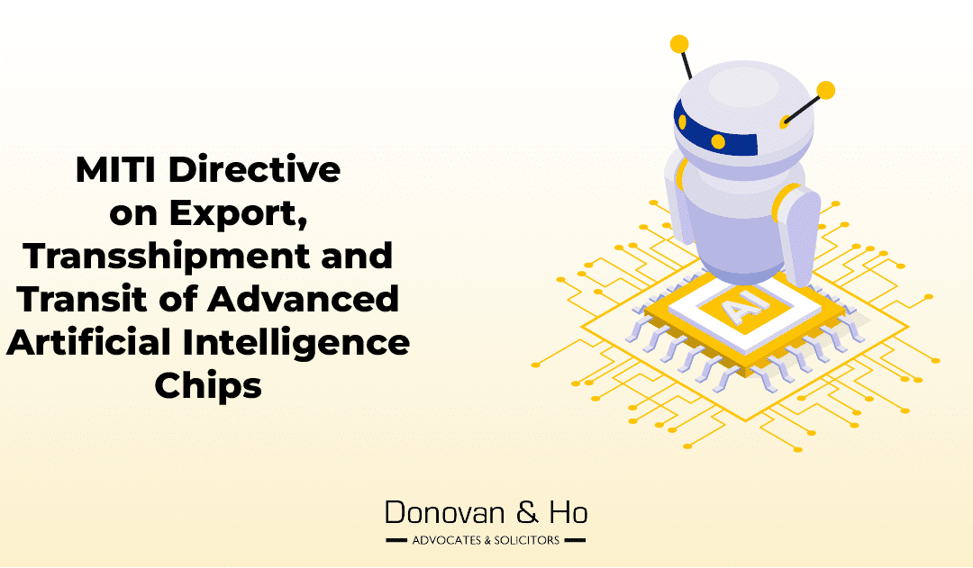 MITI Directive on Export, Transshipment and Transit of Advanced Artificial Intelligence Chips