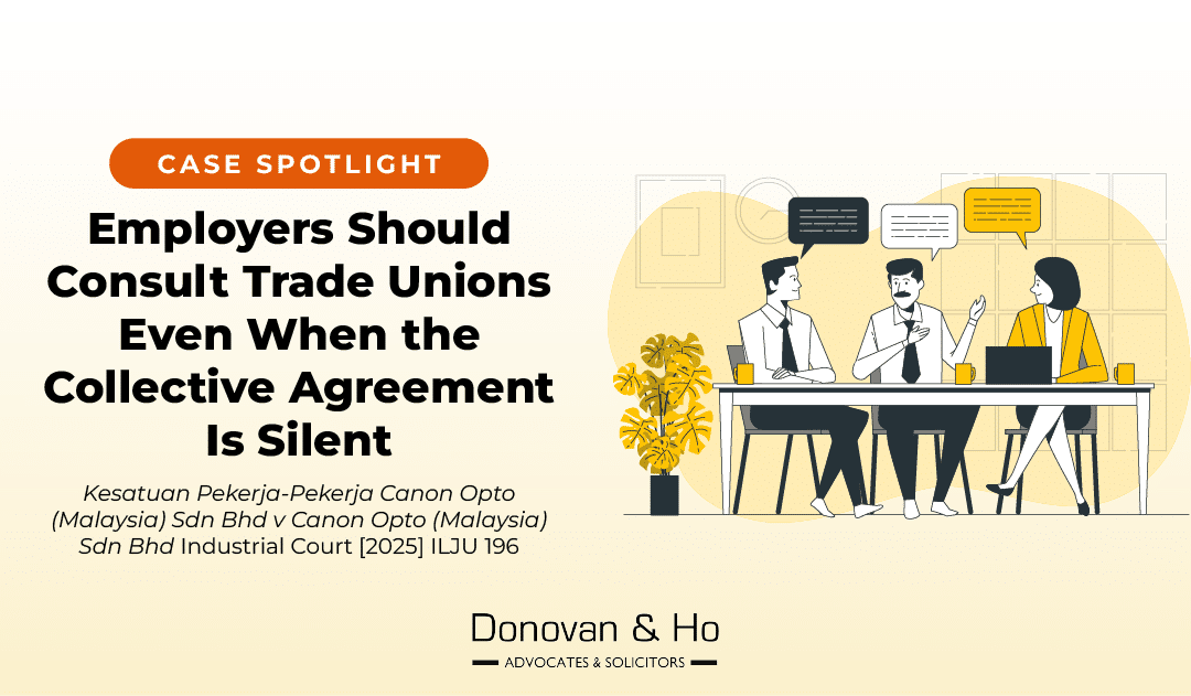 Case Spotlight: Employers Should Consult Trade Unions Even When the Collective Agreement Is Silent