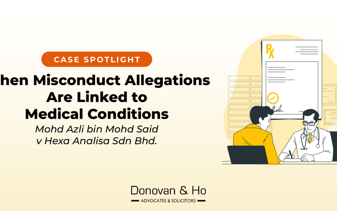 Case Spotlight: When Misconduct Allegations Are Linked to Medical Conditions