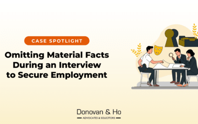 Case Spotlight: Omitting Material Facts During A Job Interview