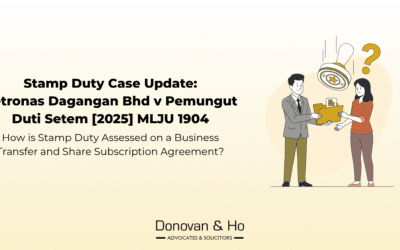 Stamp Duty Case Update: How is Stamp Duty Assessed on a Business Transfer and Share Subscription Agreement?