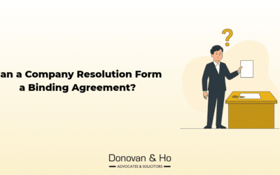 Can a Company Resolution Form a Binding Agreement?